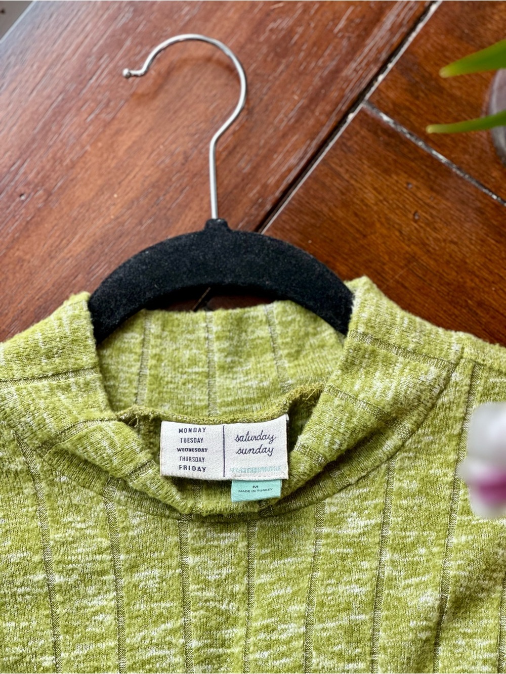 Saturday Sunday Olive Green Ribbed Maxi Dress